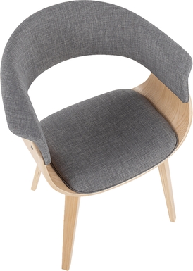 Stephora II Light Gray Accent Chair