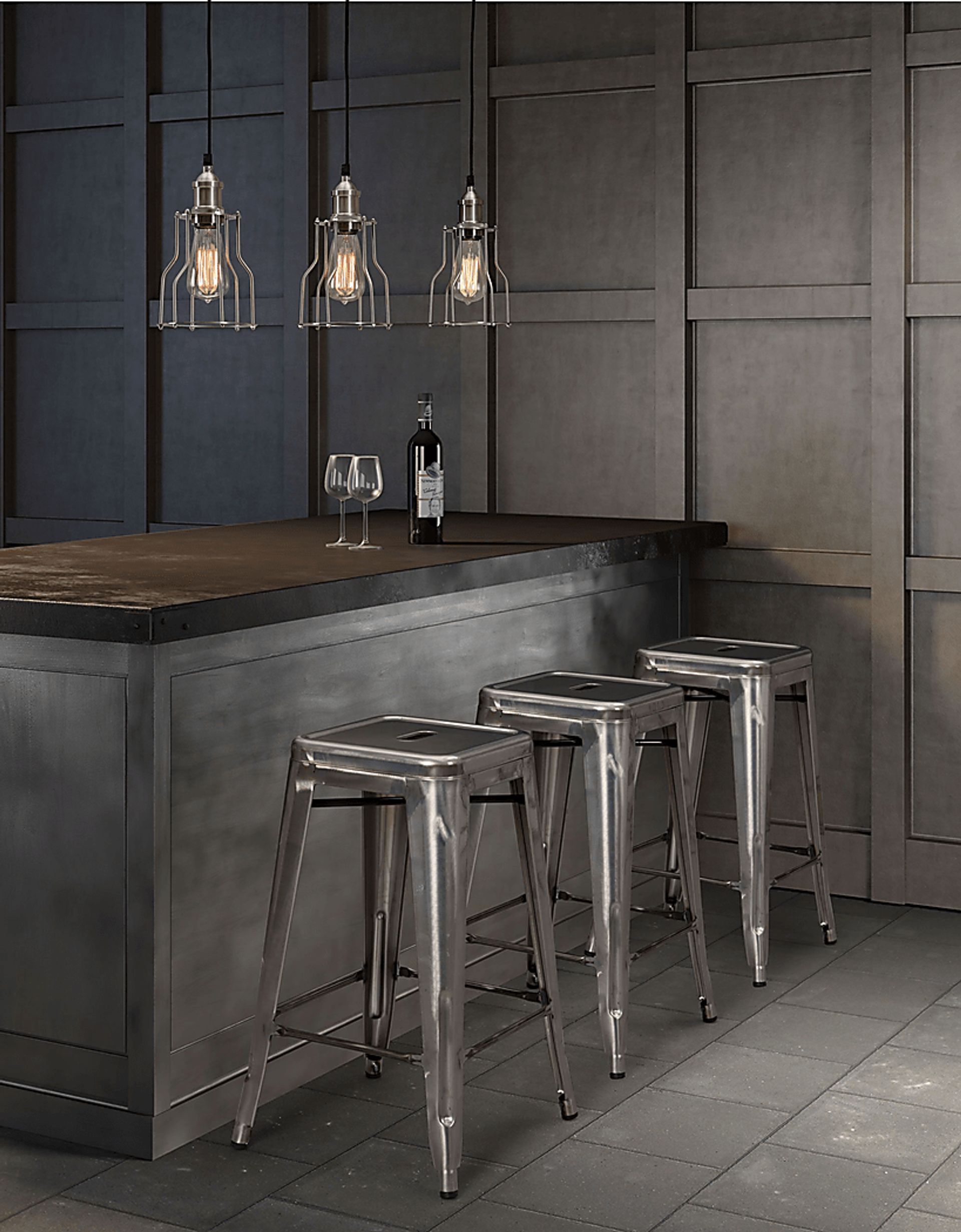Sterling Drive Nickel Pendant - Image 4
