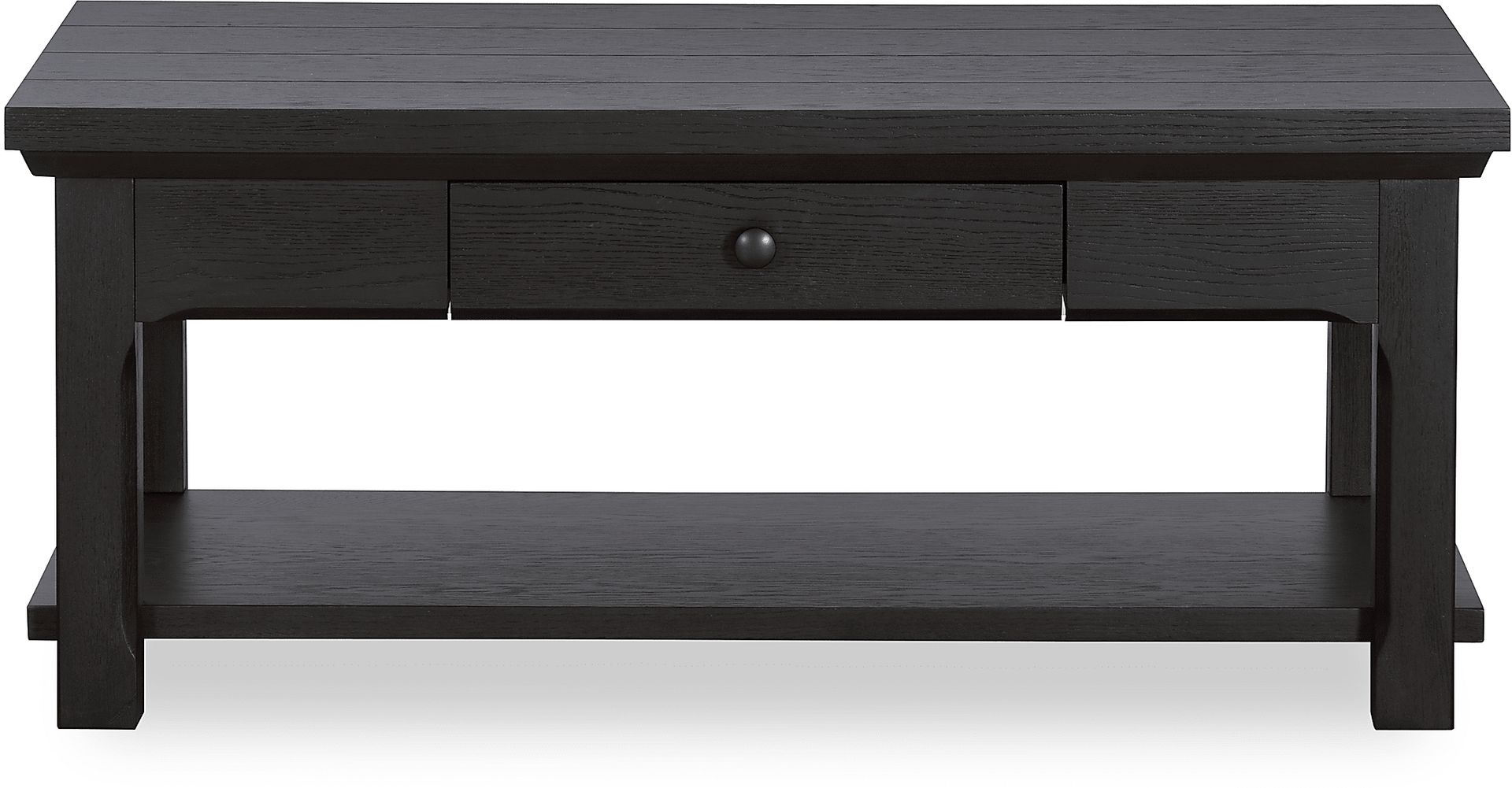 Sterncrest Black 2 Drawer Cocktail Table - Image 3