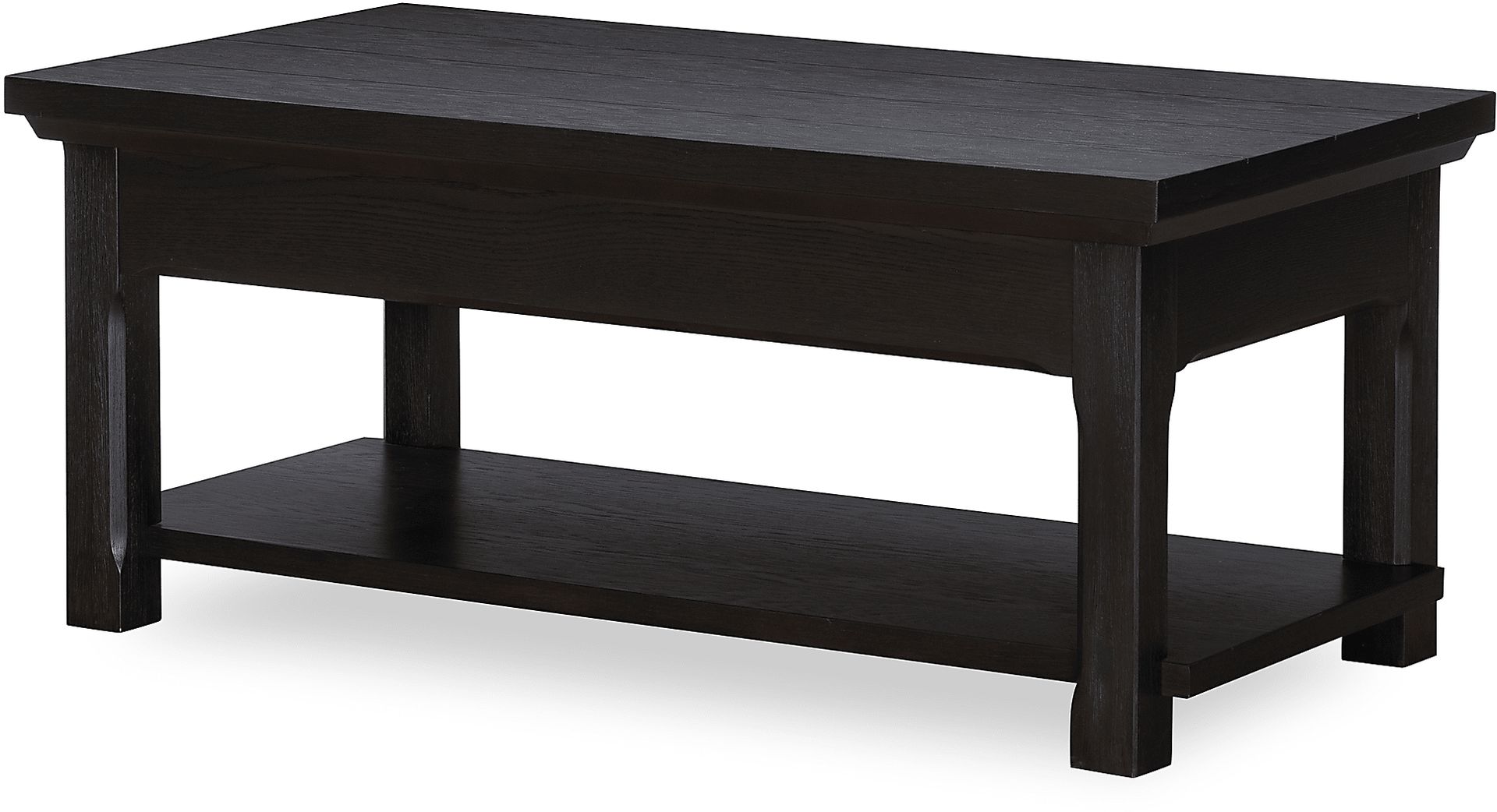 Sterncrest Black 2 Drawer Cocktail Table - Image 5