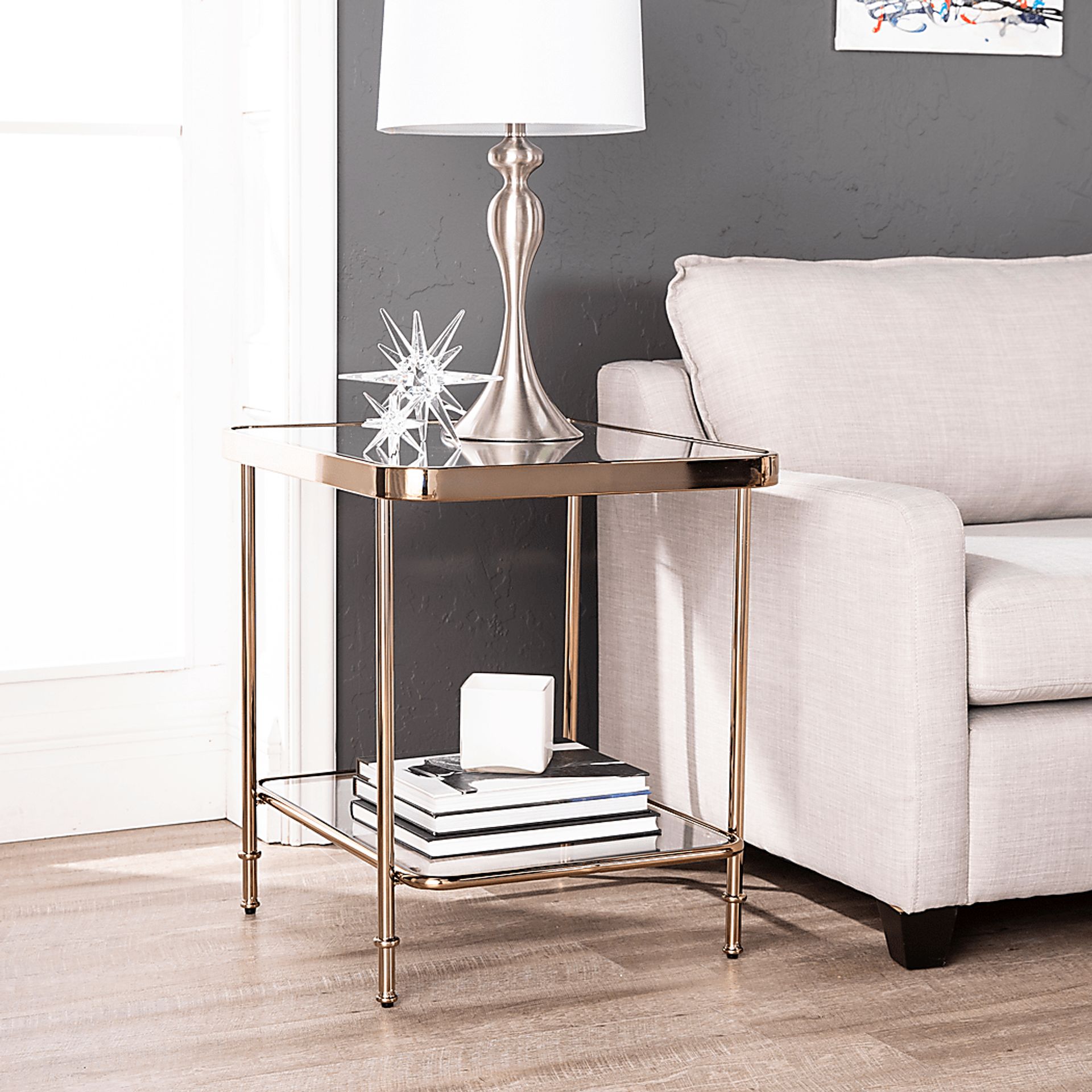 Sterrett Champagne End Table - Image 5