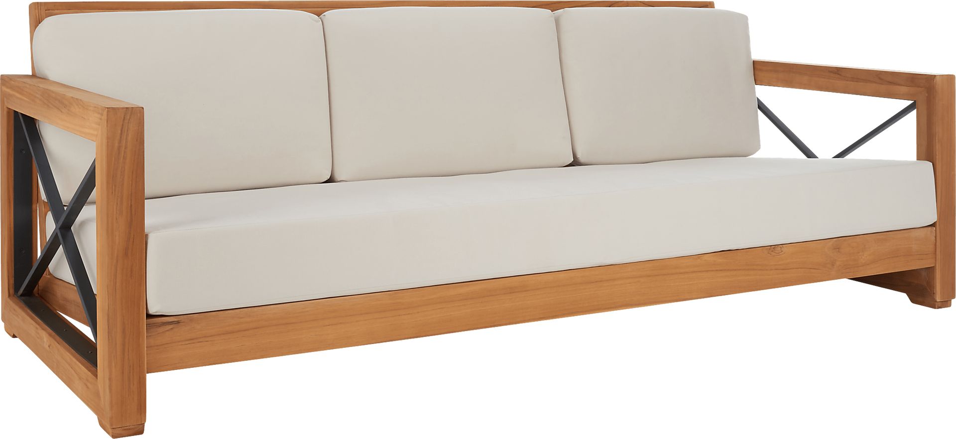 Stetrood Cay Teak Indoor/Outdoor Sofa - Image 1