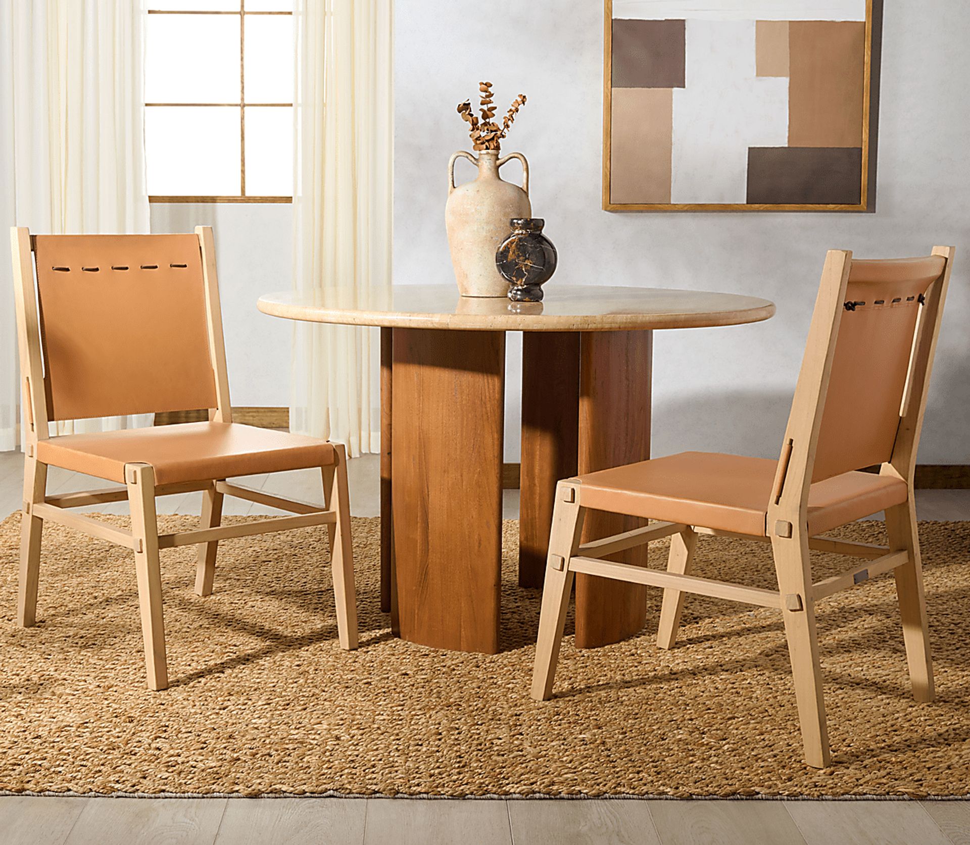 Stetsen Tan Side Chairs, Set of 2 - Image 2