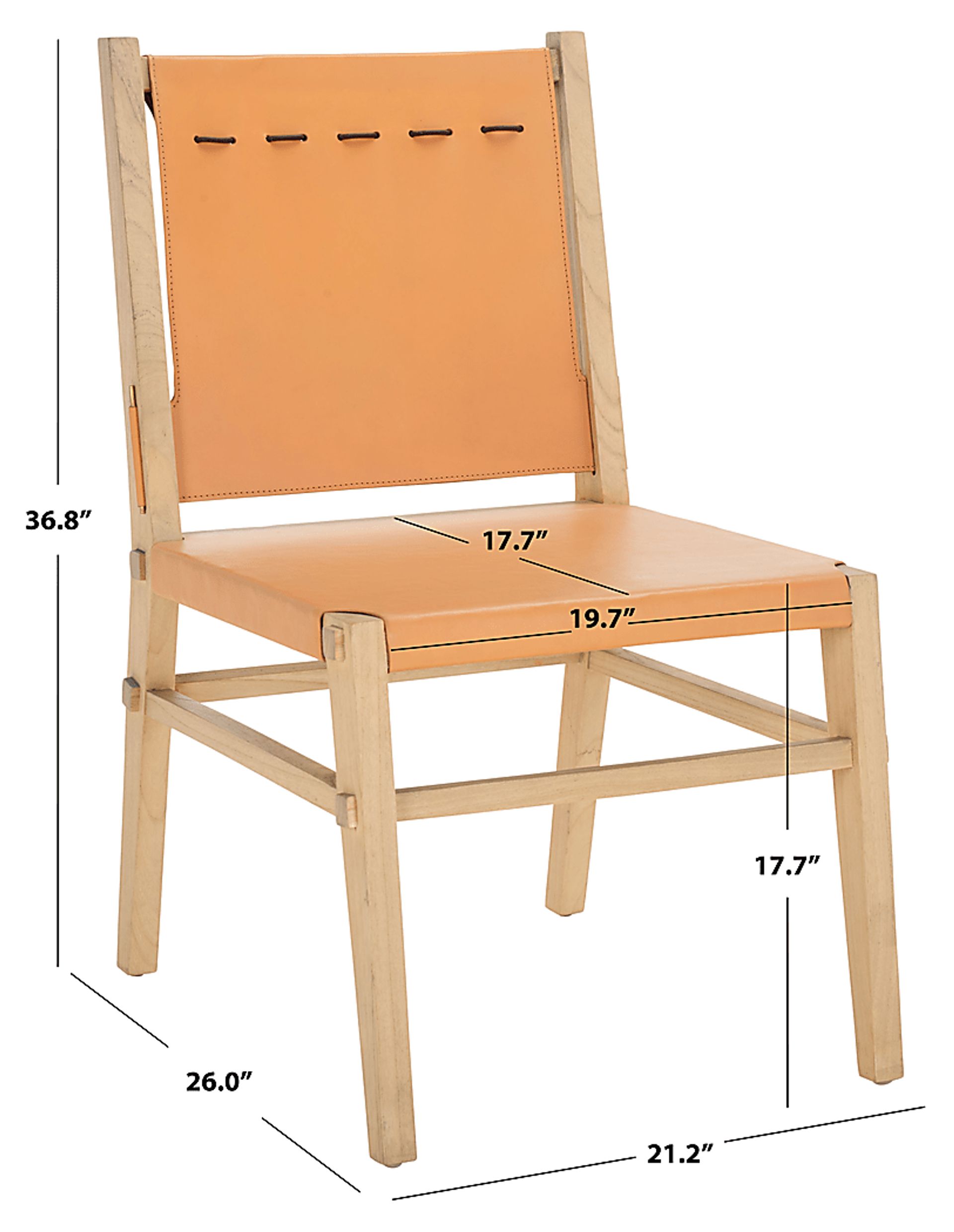 Stetsen Tan Side Chairs, Set of 2 - Image 8