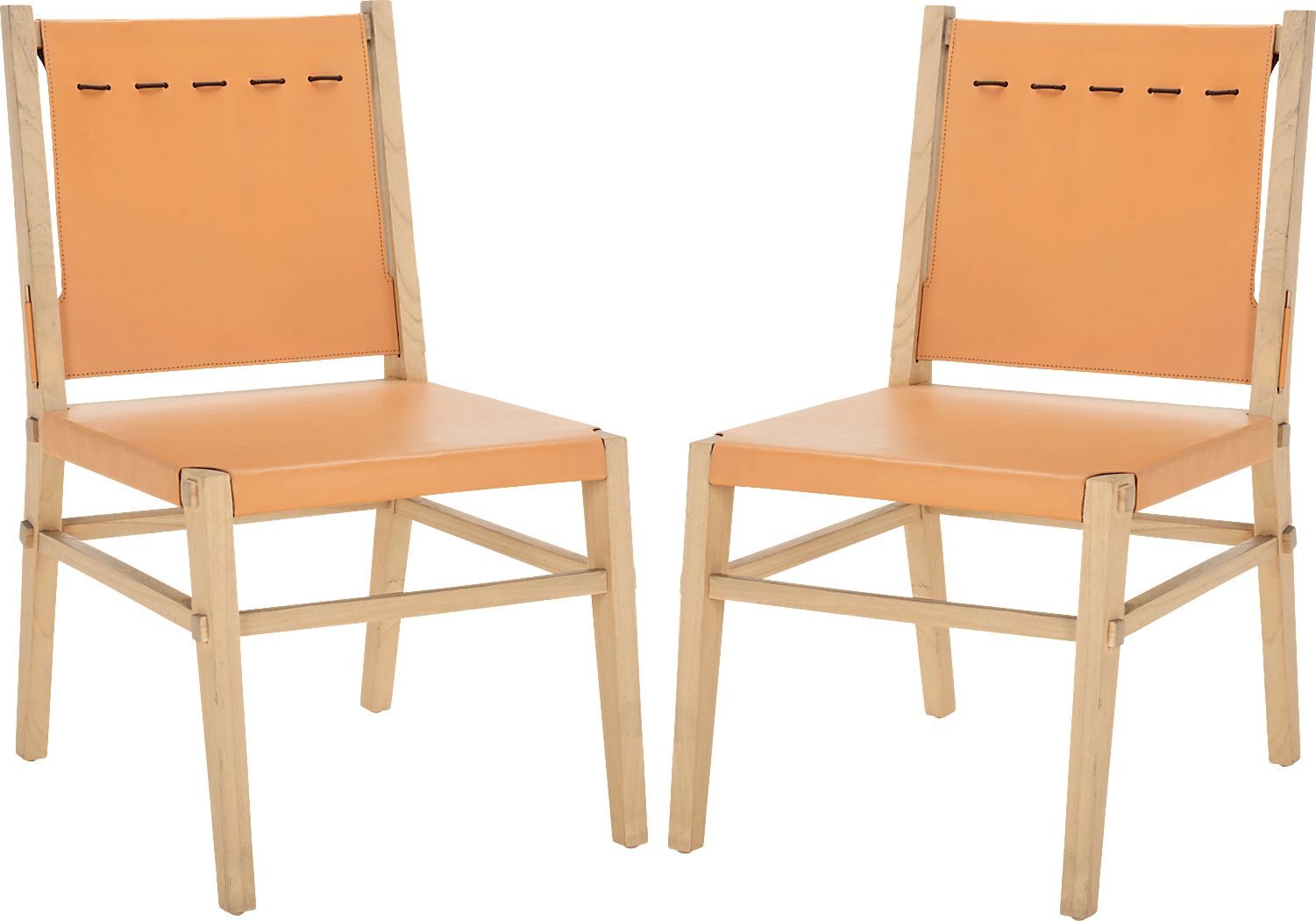 Stetsen Tan Side Chairs, Set of 2