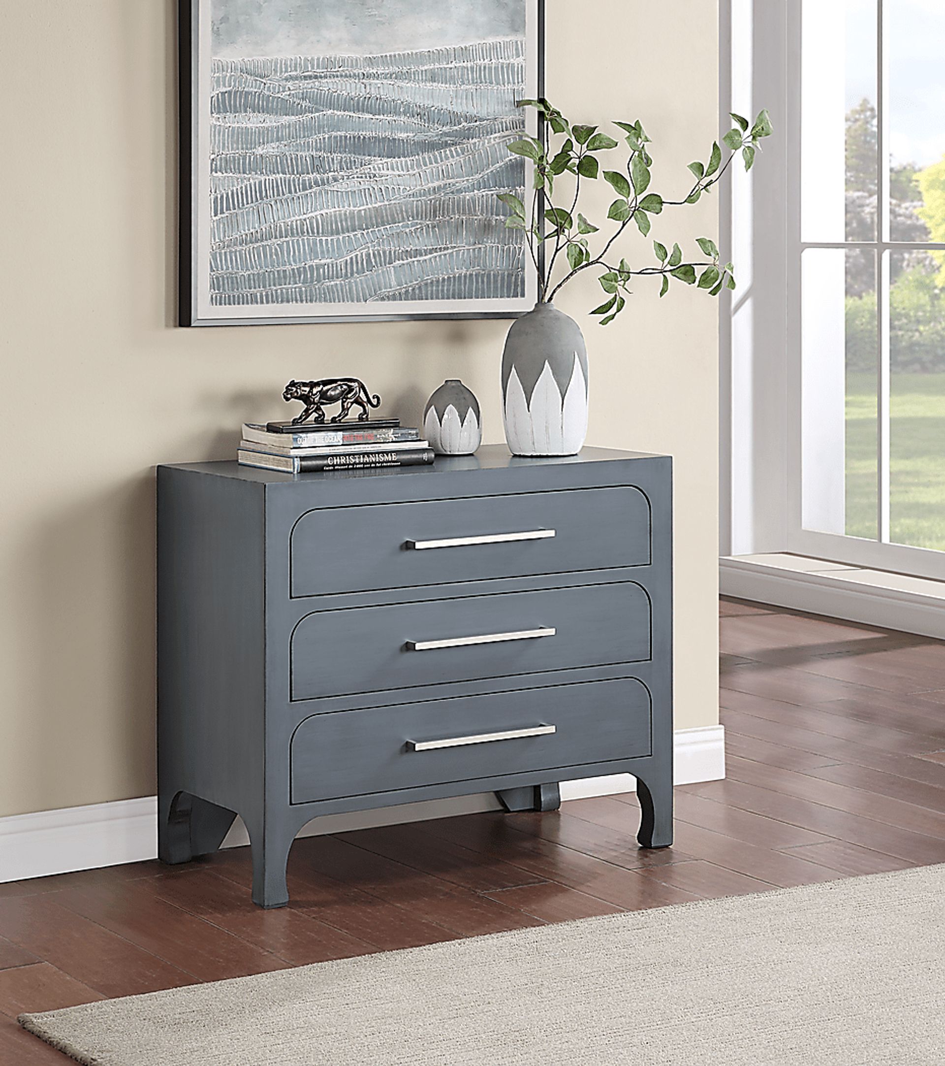 Stevedores Gray Accent Cabinet - Image 2