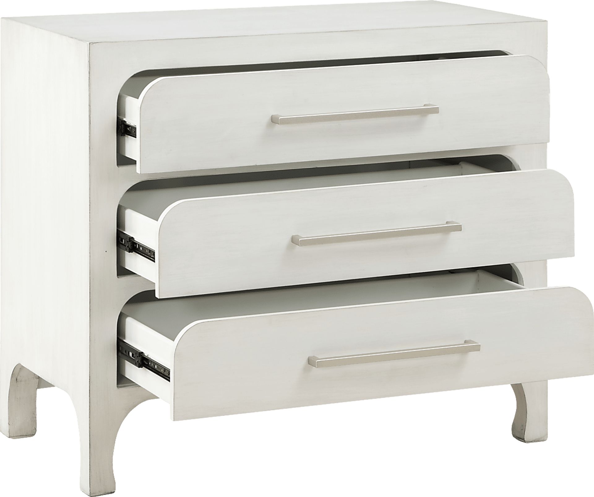 Stevedores White Accent Cabinet - Image 4