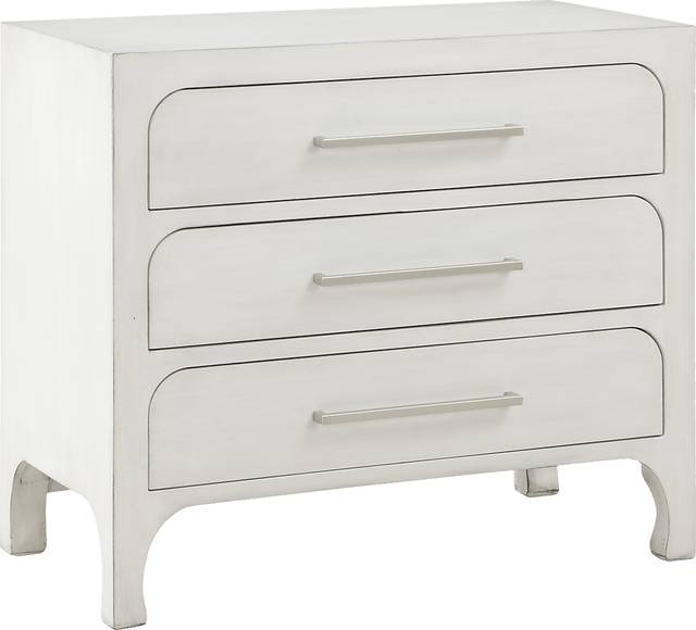 Stevedores White Accent Cabinet - Thumbnail - Image 1