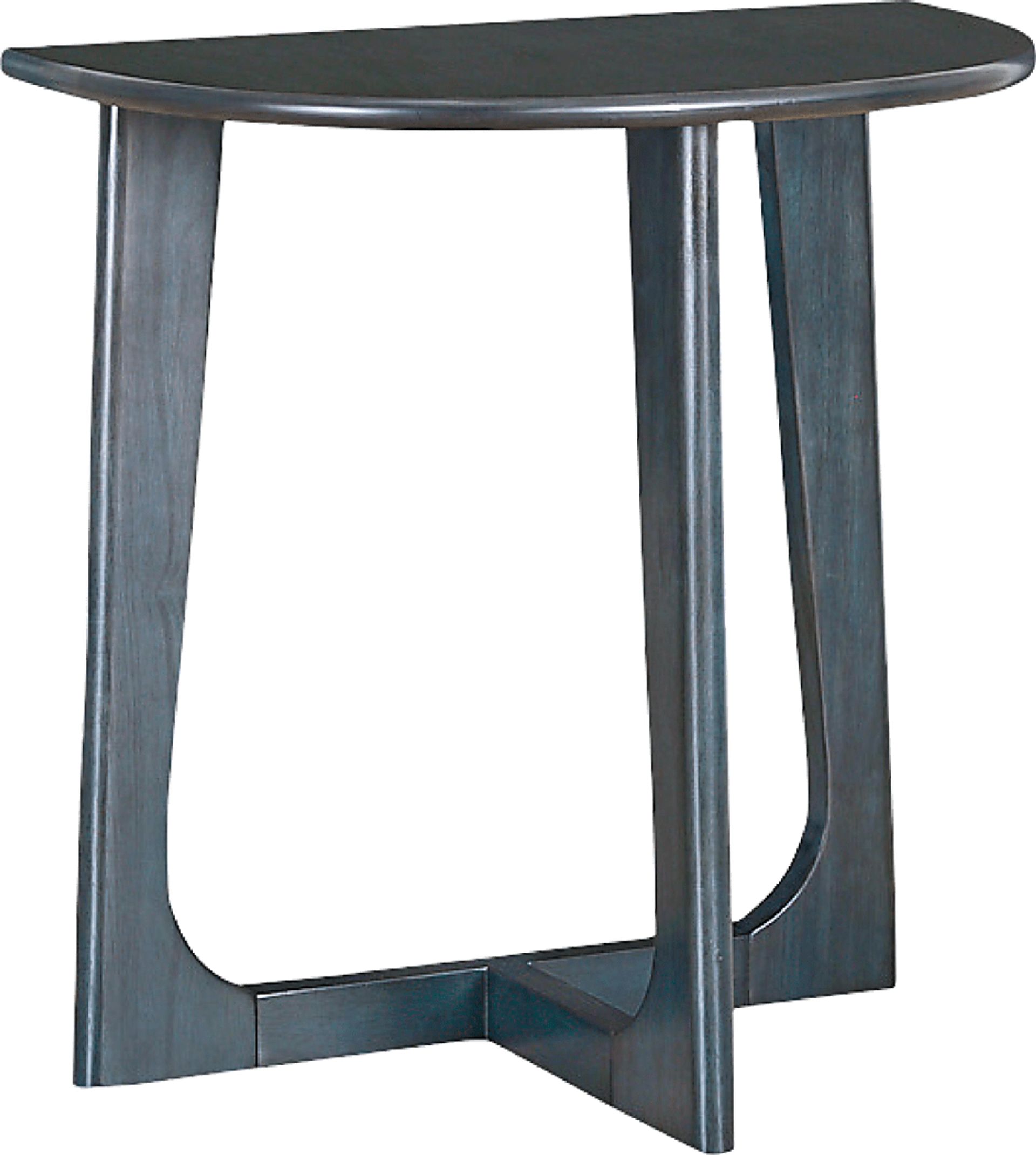 Stevenage Dark Blue Chairside Table - Image 1