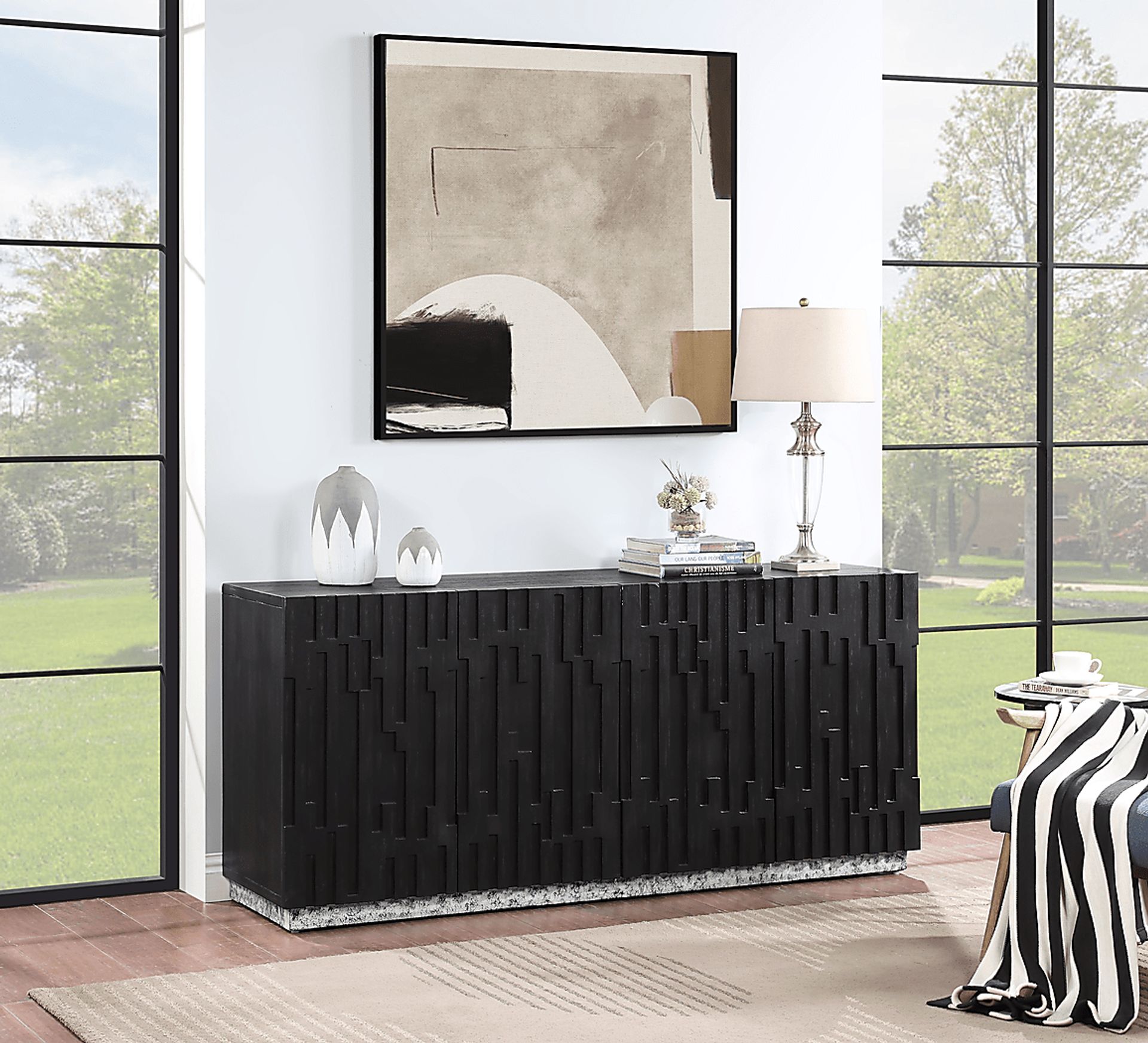 Stillbrook Black Credenza - Image 2