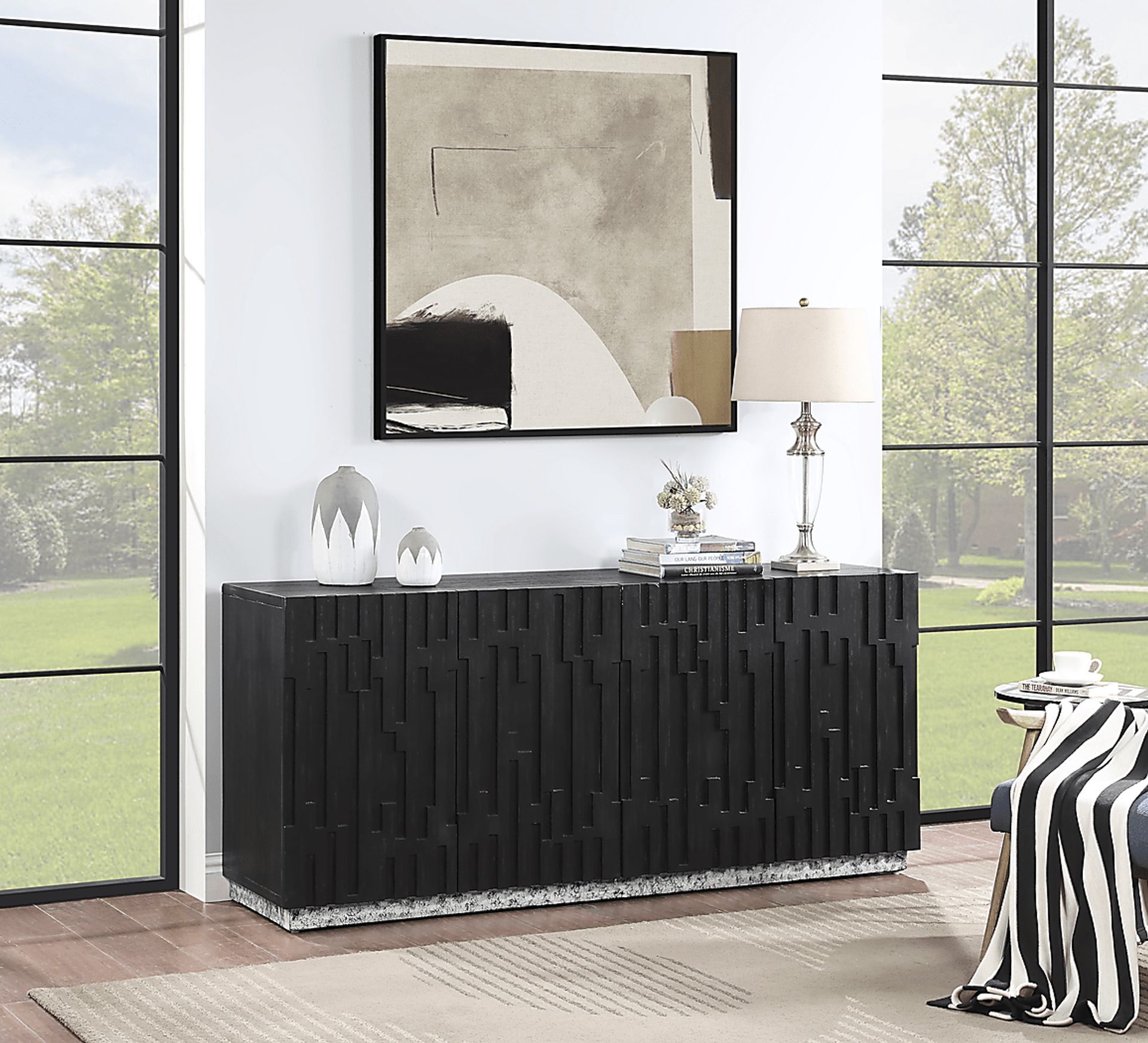 Stillbrook Black Credenza - Image 2