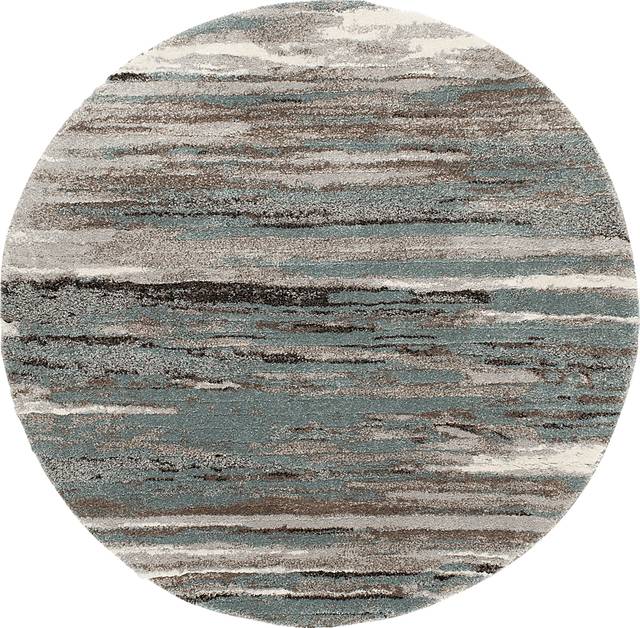 Stillwater Green 7'10 Round Rug - Thumbnail - Image 1