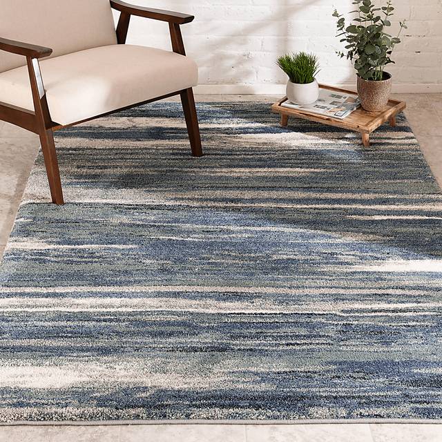 Stillwater Teal 7'10 x 9'10 Rug - Thumbnail - Image 2