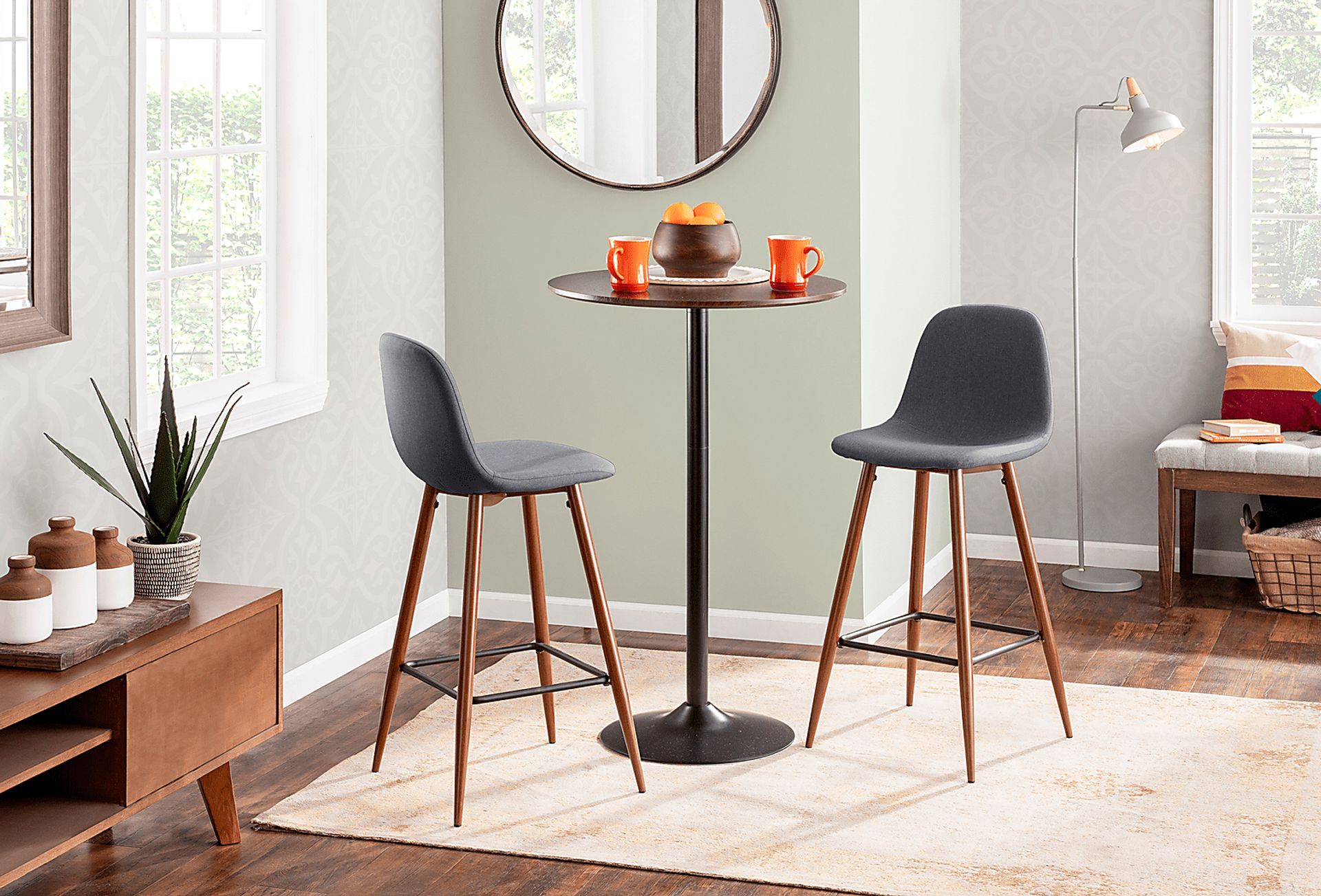 Stimson Blue Barstool, Set of 2 - Image 7