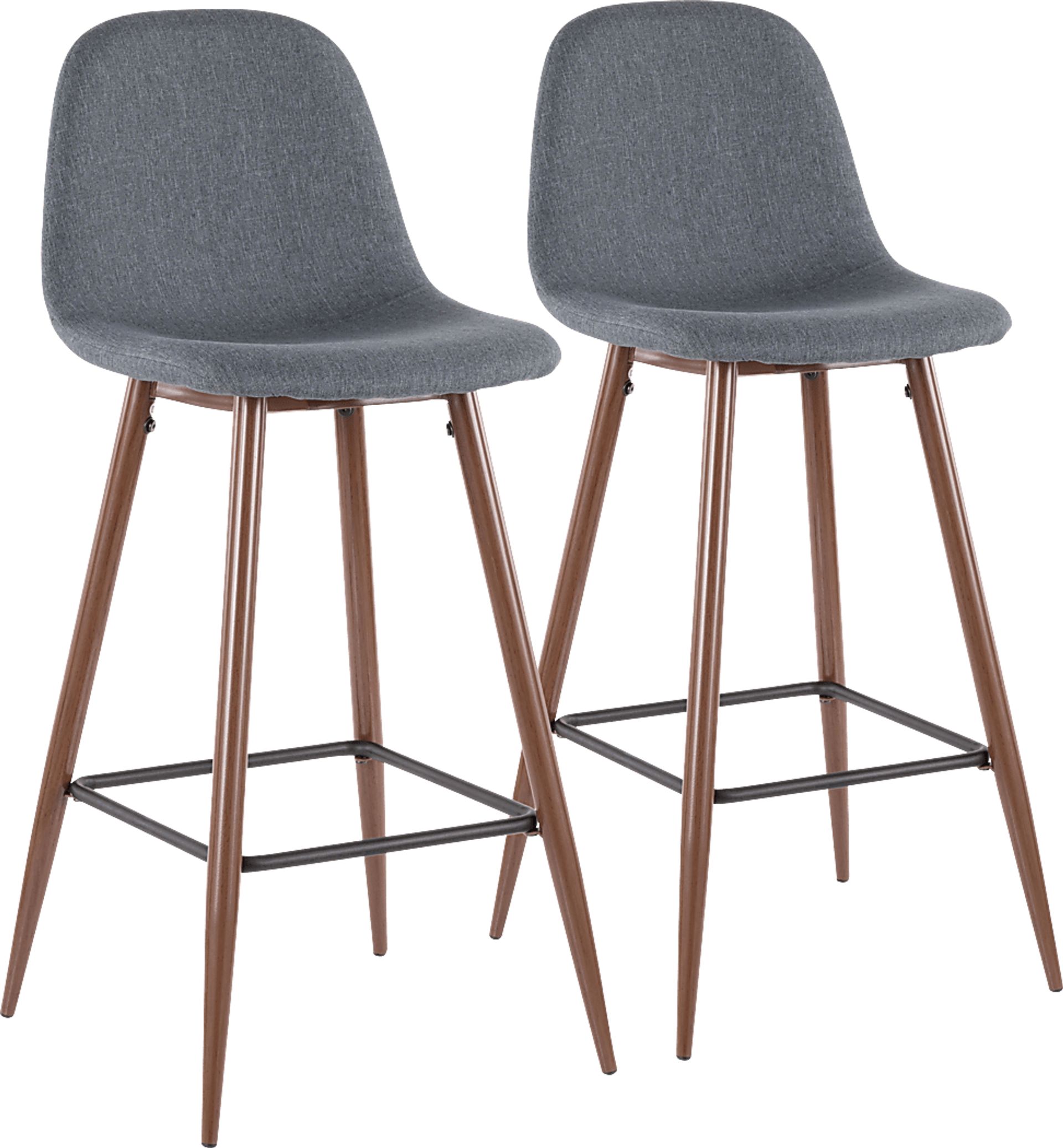 Stimson Blue Barstool, Set of 2 - Image 1