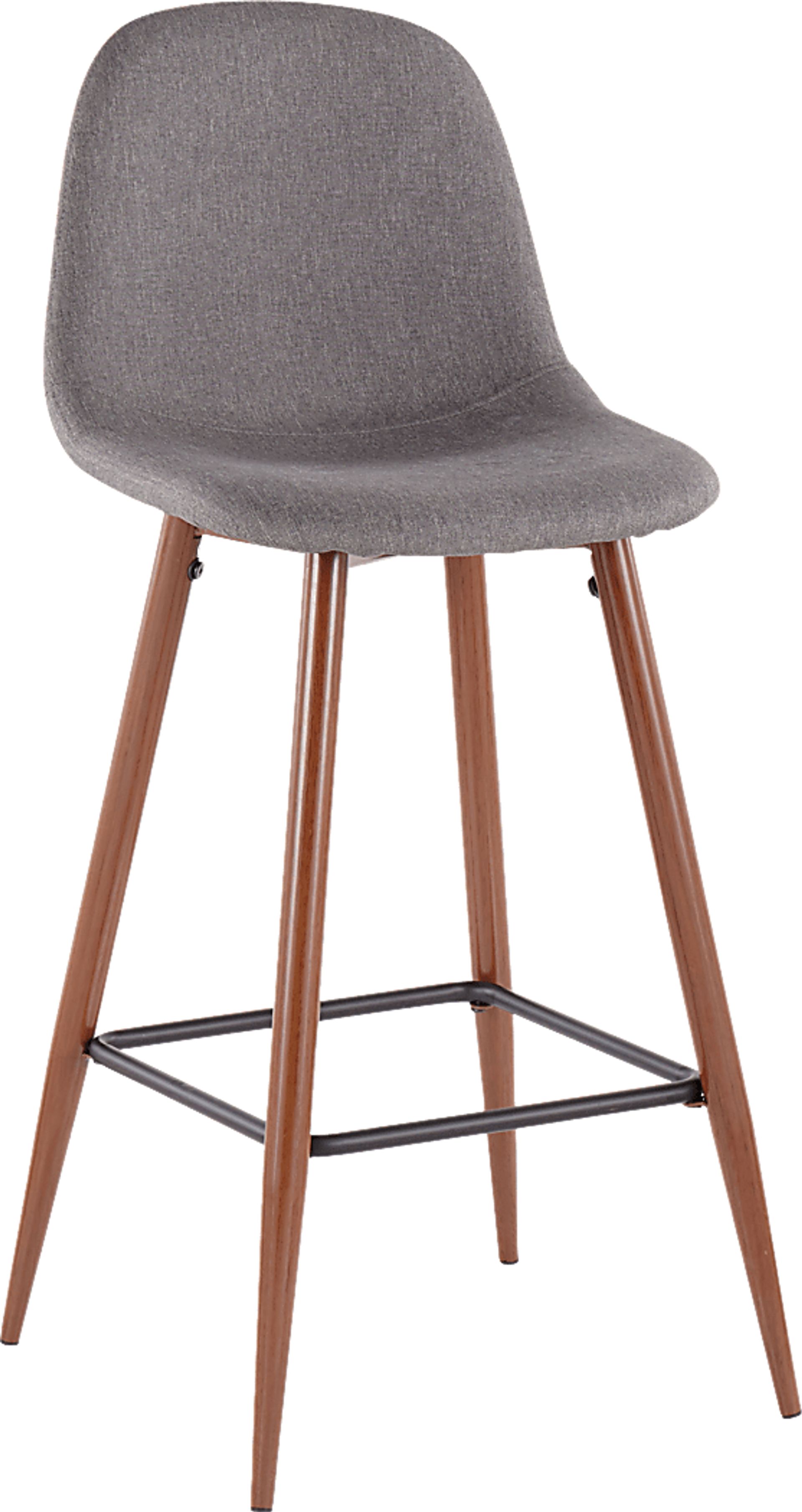 Stimson Charcoal Barstool, Set of 2 - Image 8