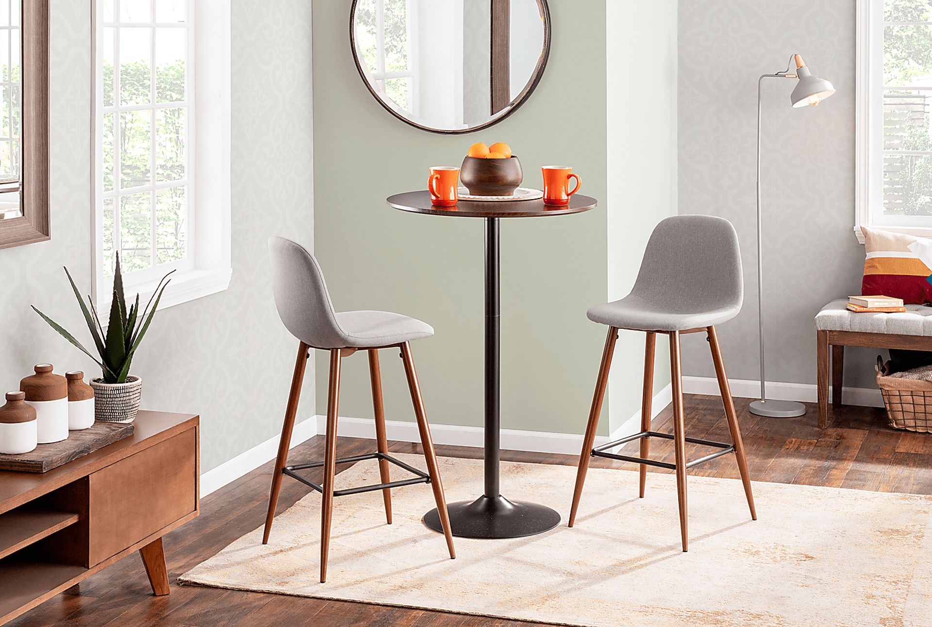 Stimson Gray Barstool, Set of 2 - Image 3