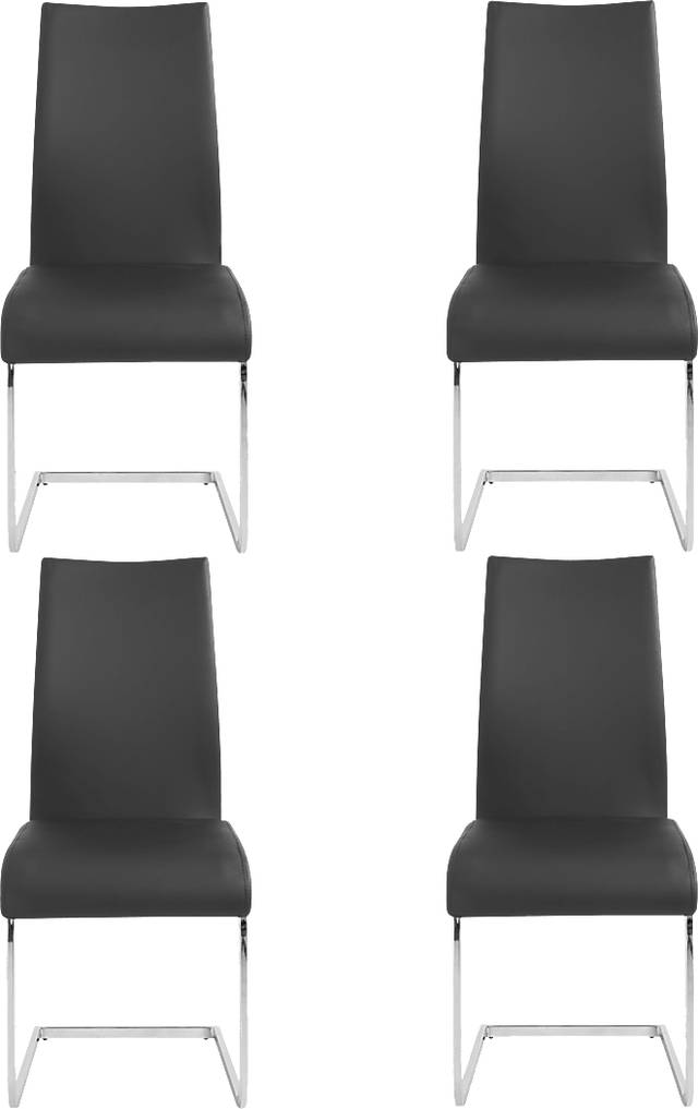 Stiney Black Dining Chair, Set of 4 - Thumbnail - Image 1