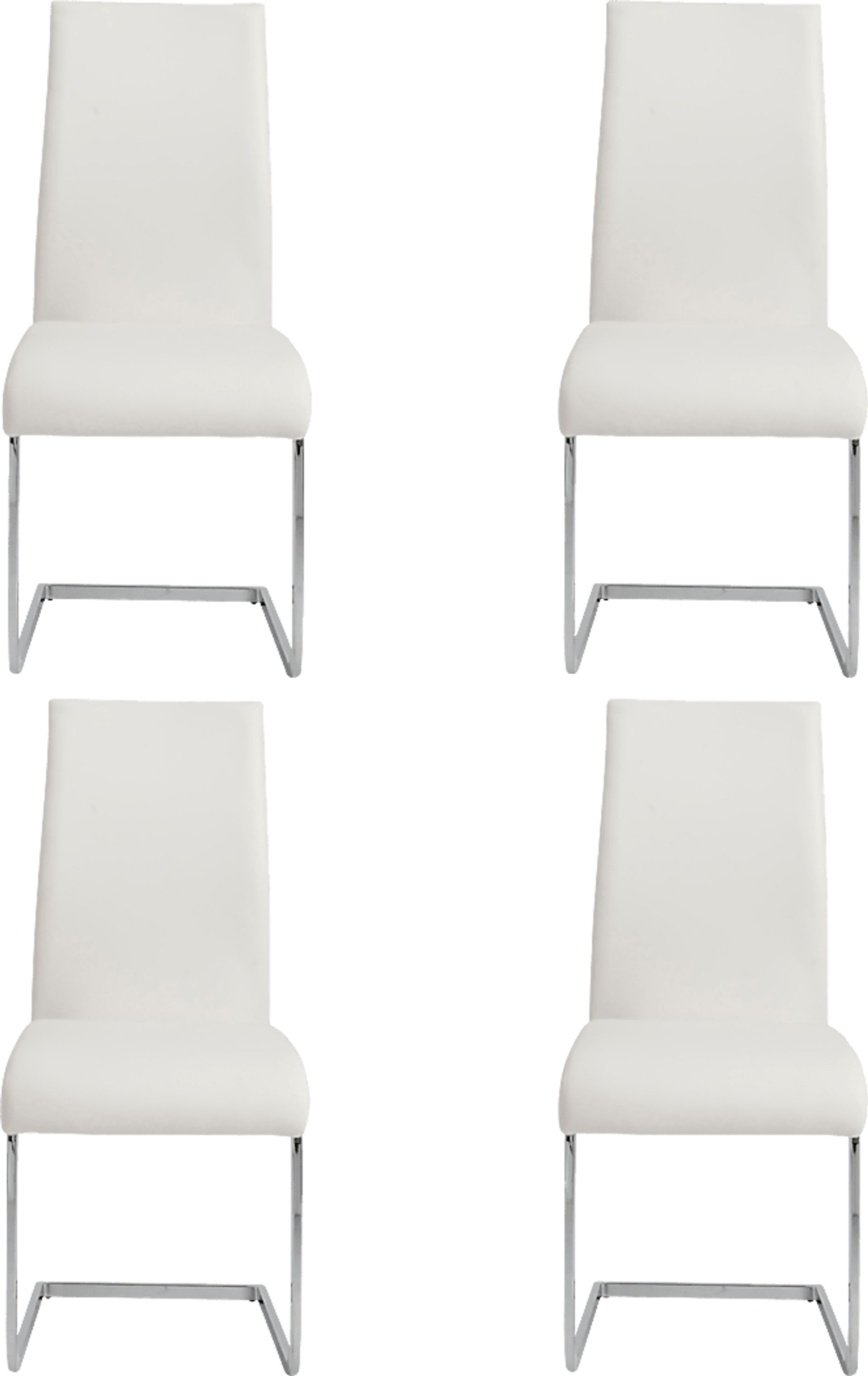 Stiney White Dining Chair, Set of 4 - Image 1