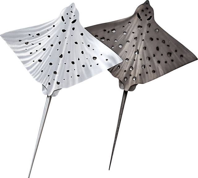 Stingray II Brown Indoor/Outdoor Wall Art - Thumbnail - Image 1