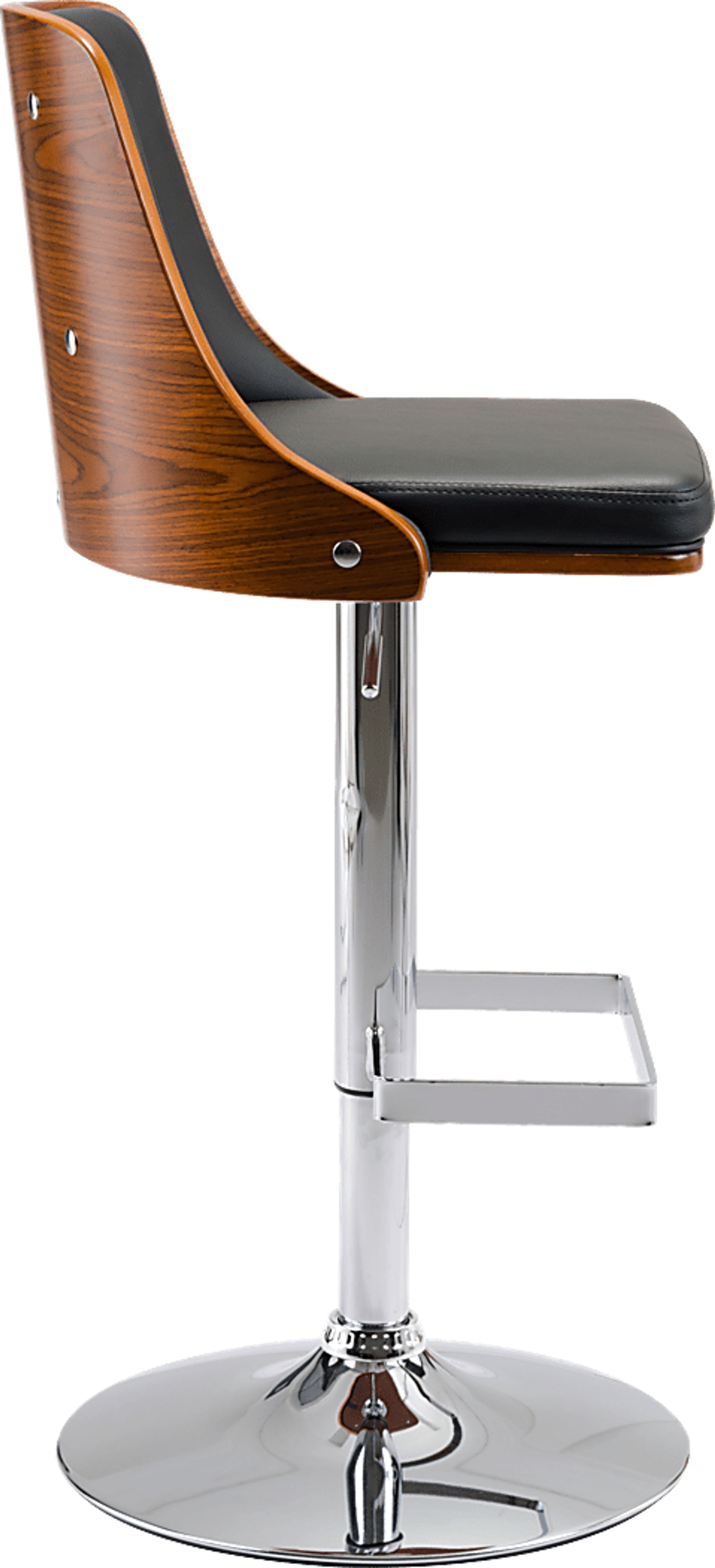 Stinson Black Barstool - Image 3