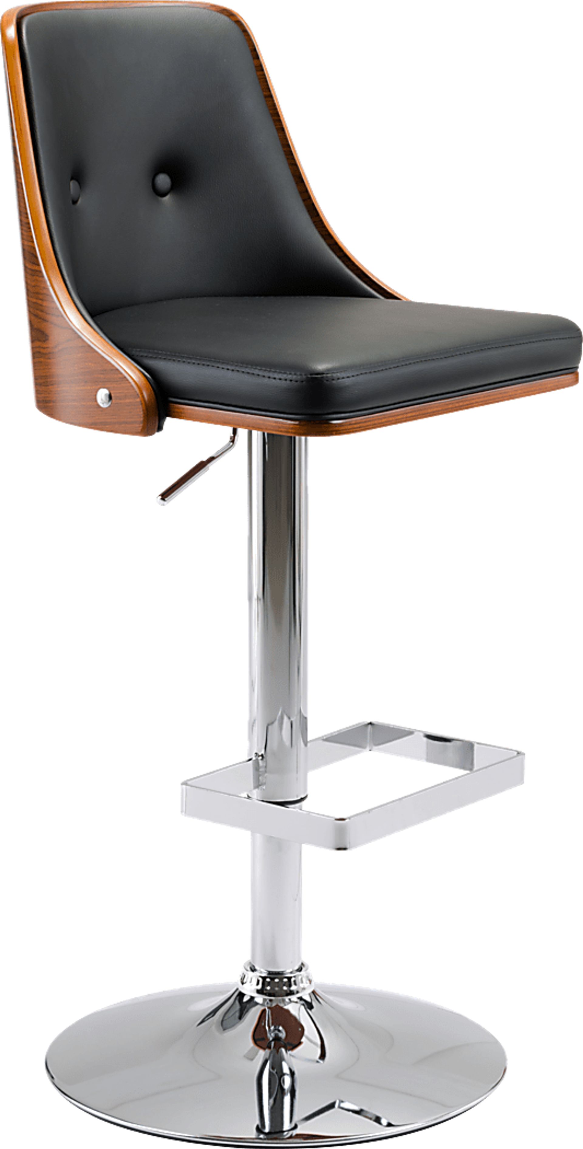 Stinson Black Barstool - Image 1