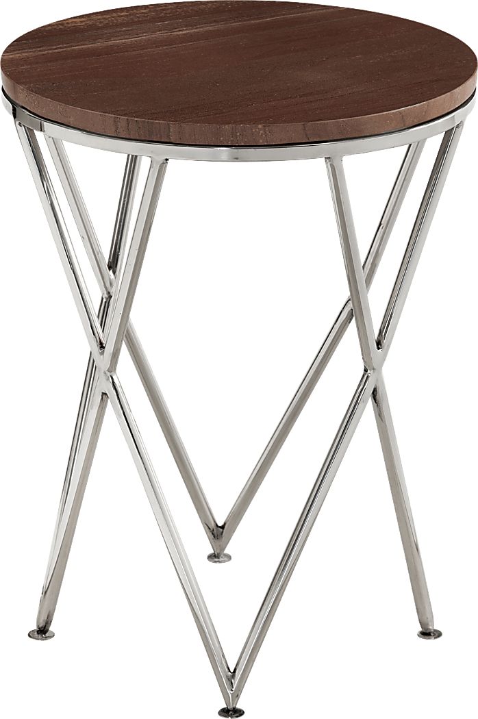 Stinziano Silver Accent Table