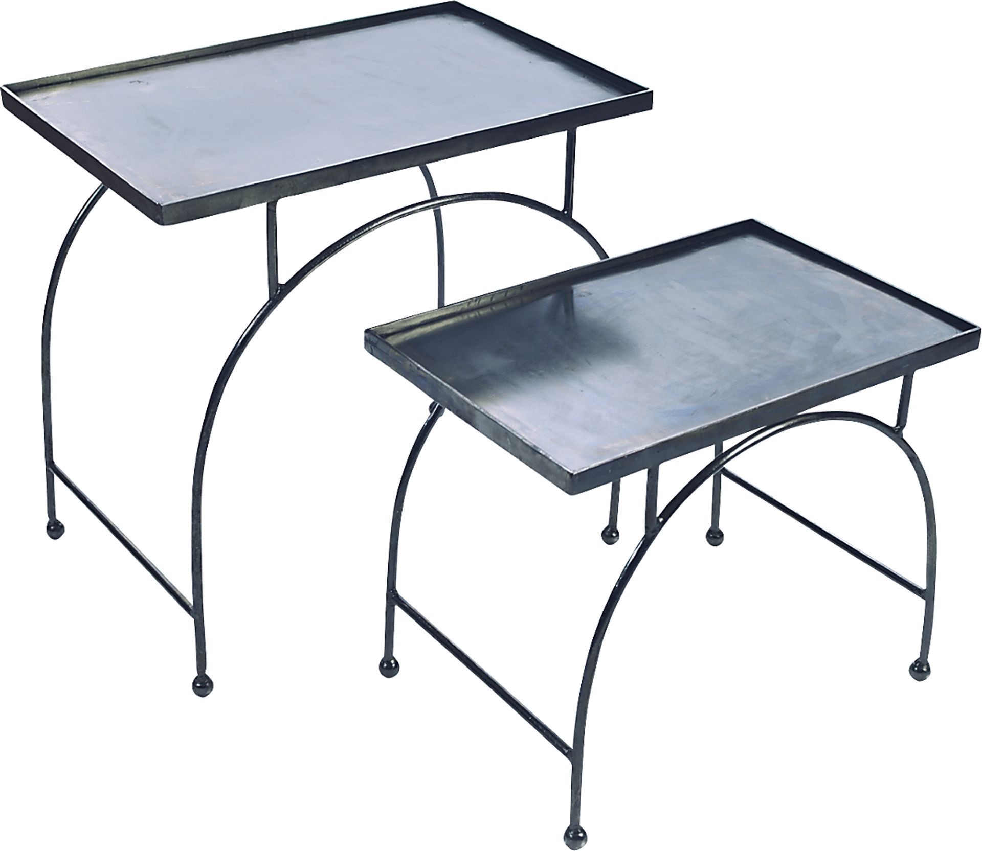 Stirling Court Black Set of 2 Nesting Tables - Image 1