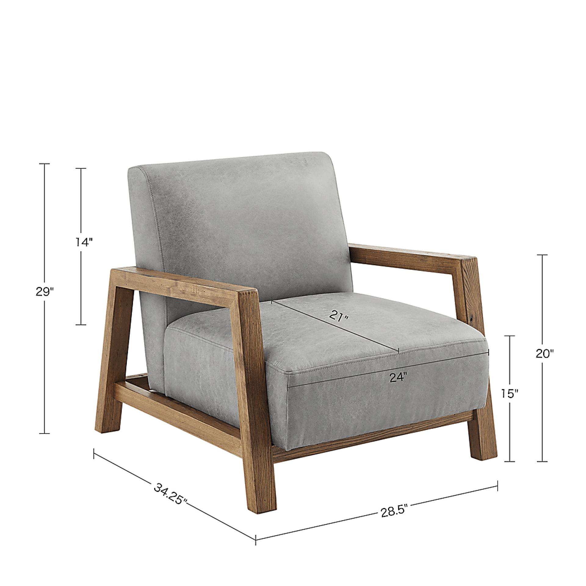 Stirlingcrest Gray Accent Chair - Image 9
