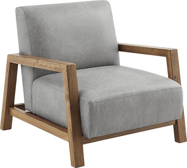 Stirlingcrest Gray Accent Chair - Thumbnail - Image 1