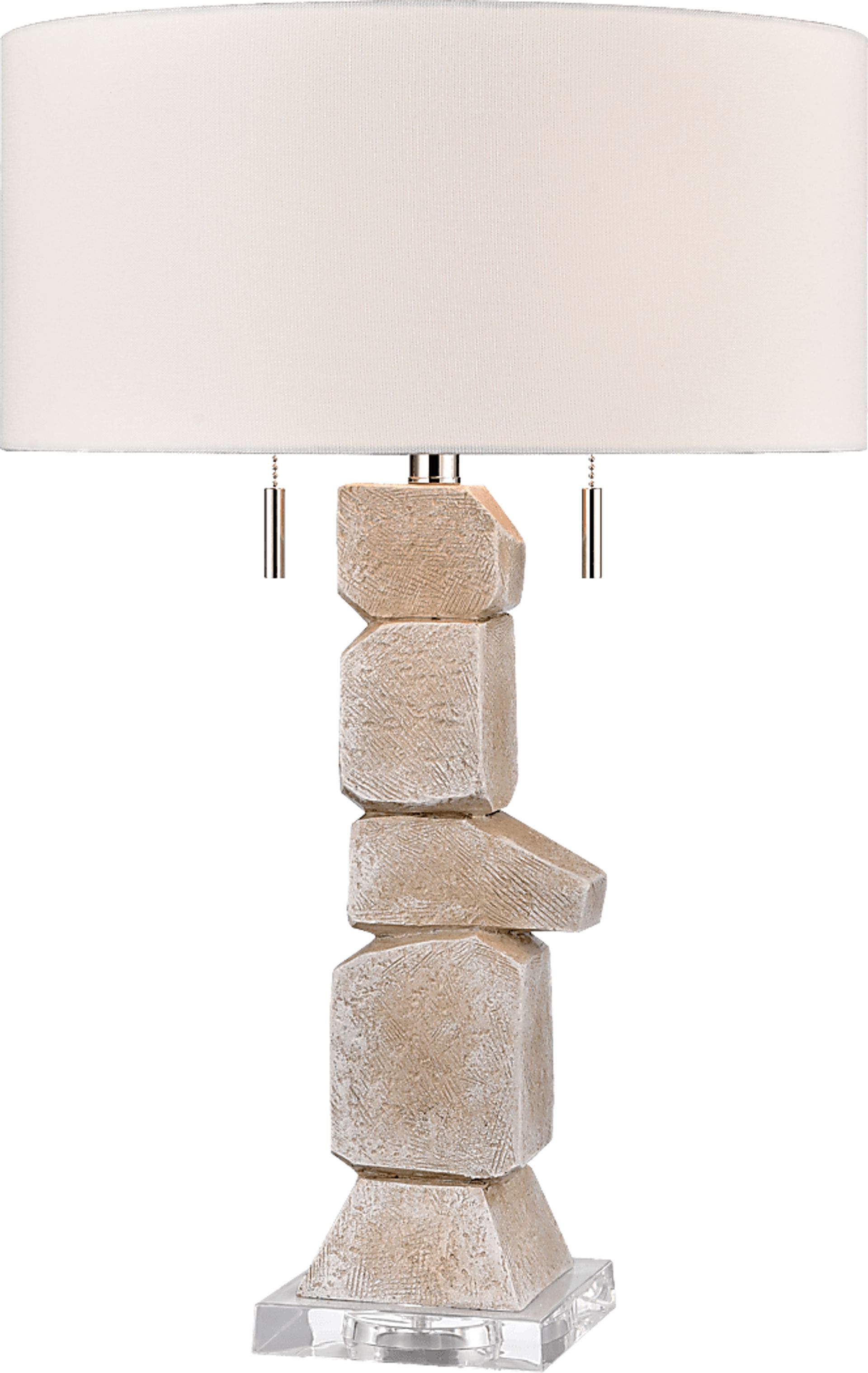 Stirrup Gate White Lamp - Image 1