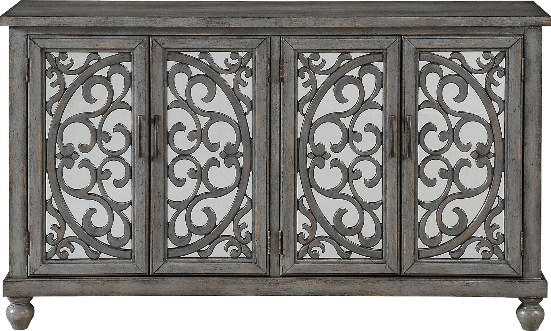 Stirton Gray Credenza - Image 3