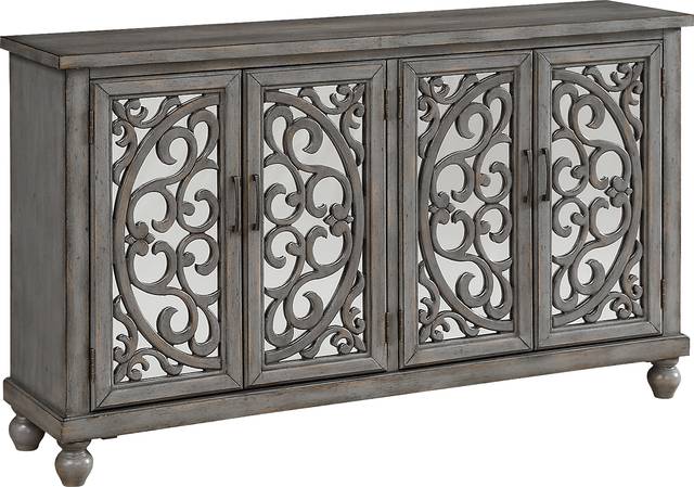 Stirton Gray Credenza - Thumbnail - Image 1