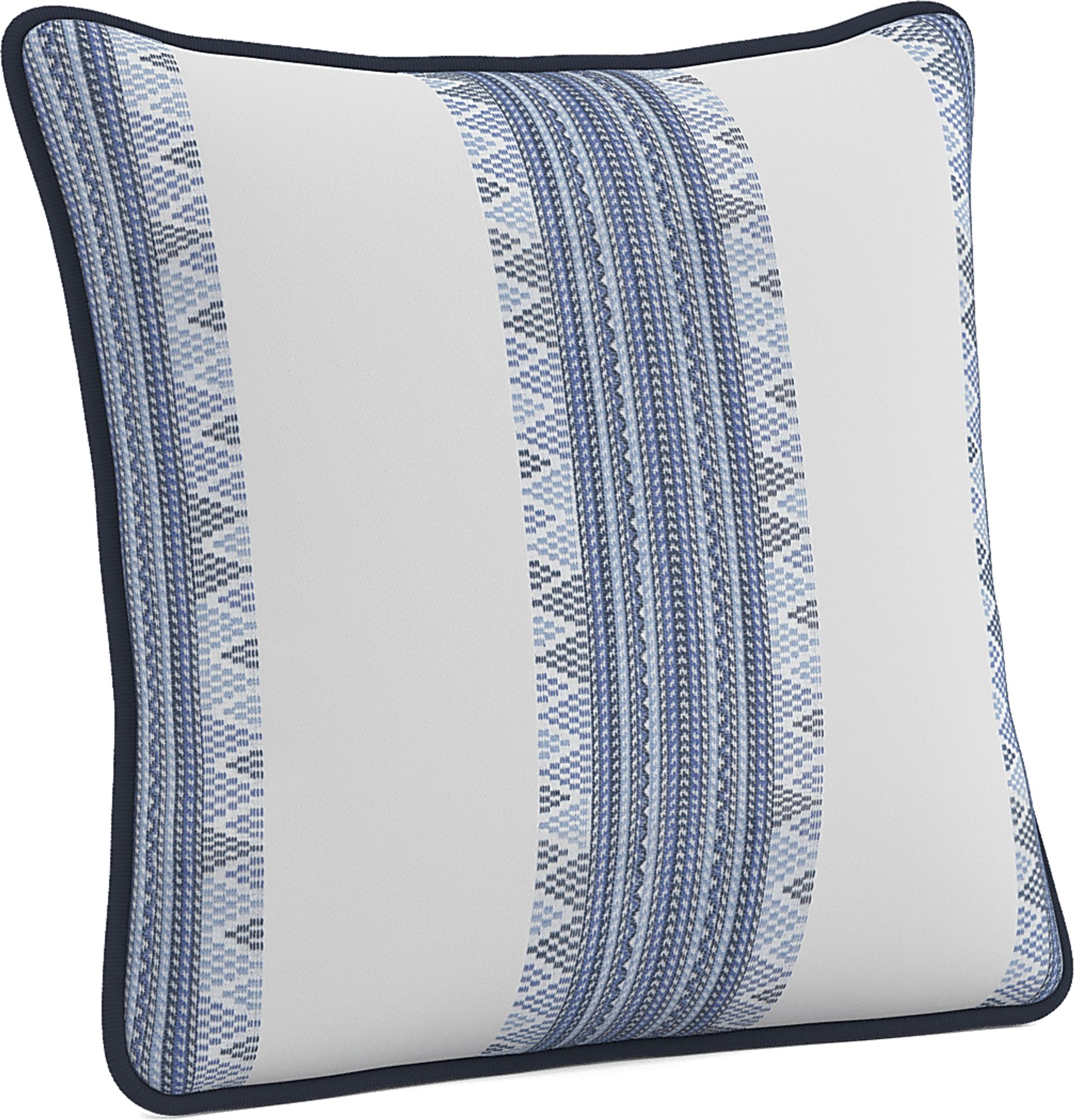 Stitchstone Indigo Indoor/Outdoor Accent Pillow, Set of Two - Image 2