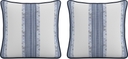 Stitchstone Indigo Indoor/Outdoor Accent Pillow, Set of Two
