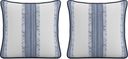 Stitchstone Indigo Indoor/Outdoor Accent Pillow, Set of Two