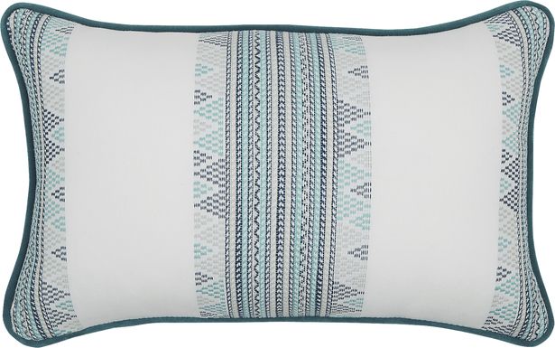 Stitchstone Teal Indoor/Outdoor Accent Pillow