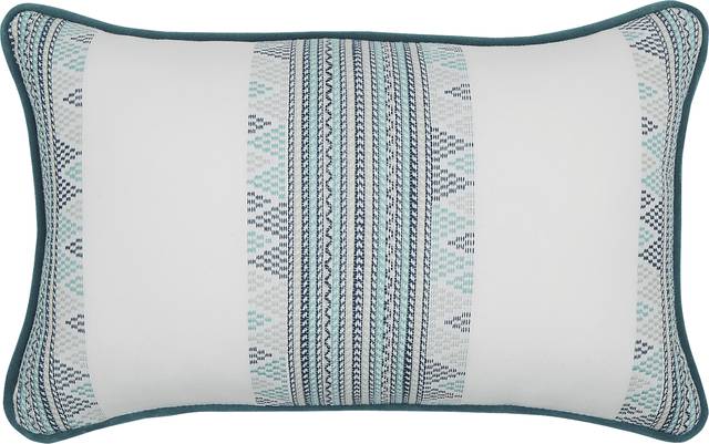 Stitchstone Teal Indoor/Outdoor Accent Pillow - Thumbnail - Image 1