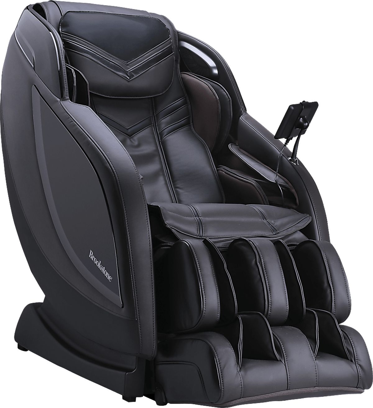 Stockholm Black Power Recliner with Massage Footrest