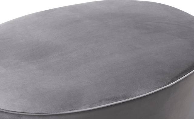 Stoella Gray Ottoman - Thumbnail - Image 2