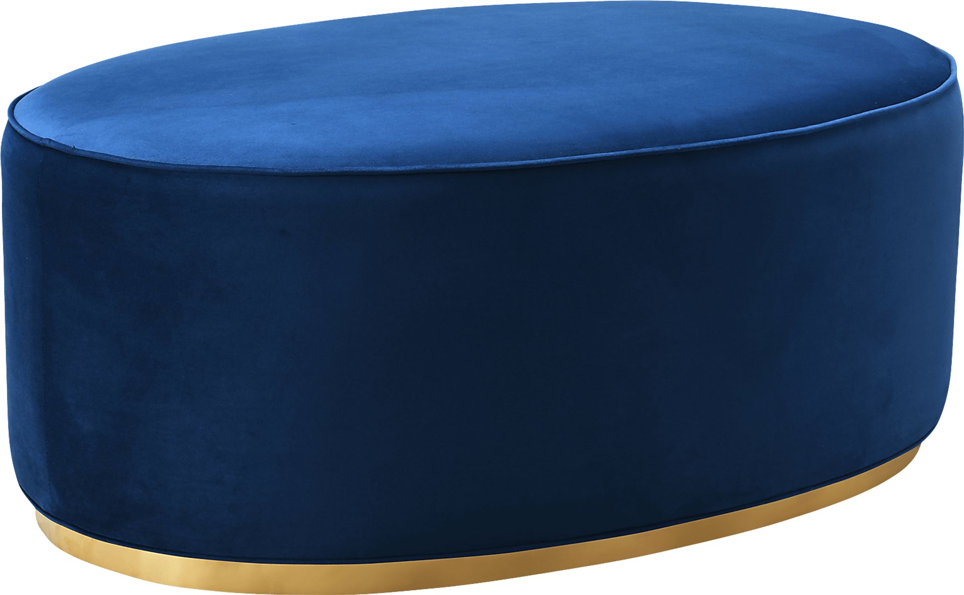 Stoella Navy Ottoman - Image 1