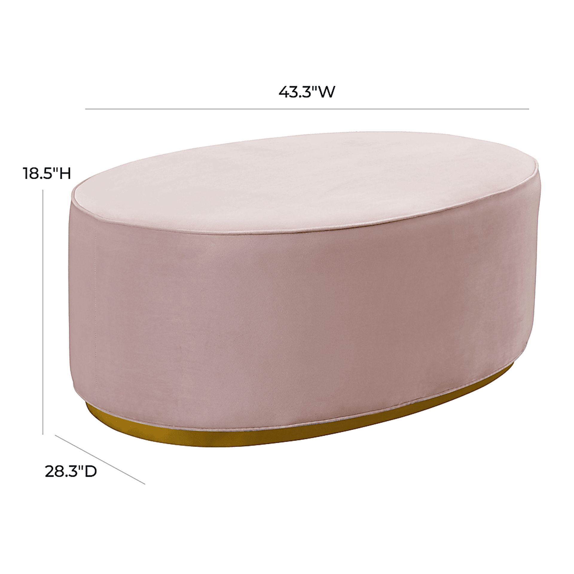Stoella Pink Blush Ottoman - Image 4