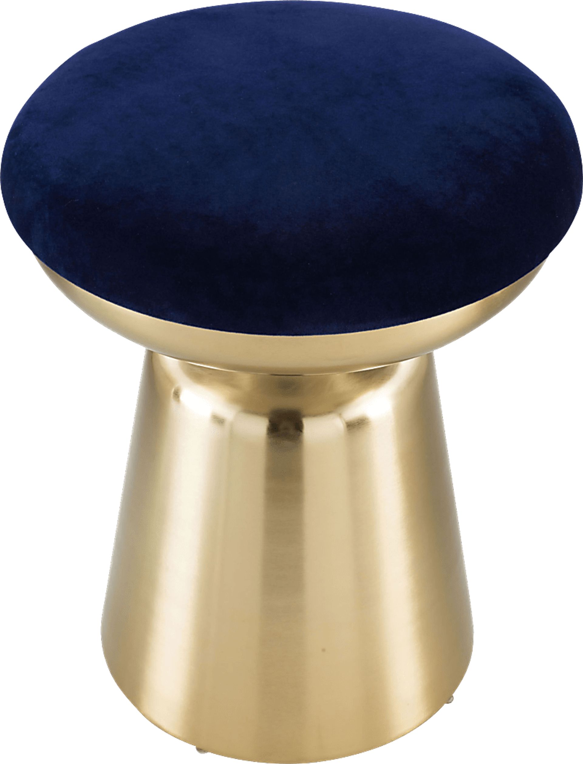 Stokley Blue Ottoman - Image 2