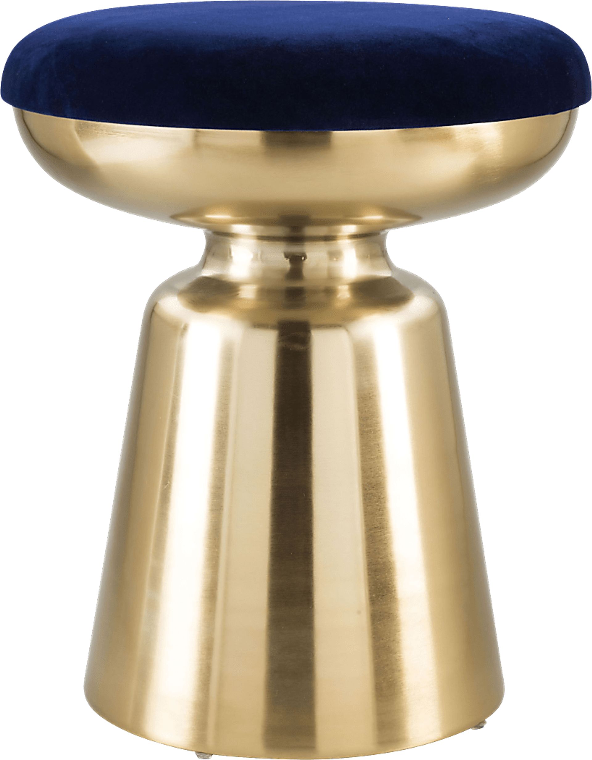 Stokley Blue Ottoman - Image 1