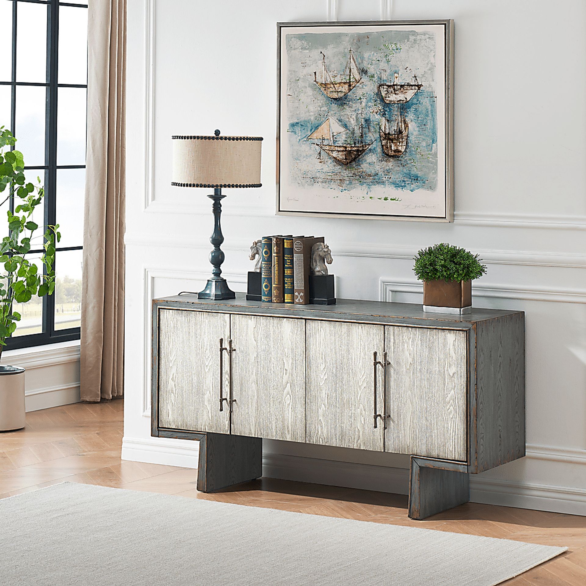 Stolamn Gray Credenza - Image 2