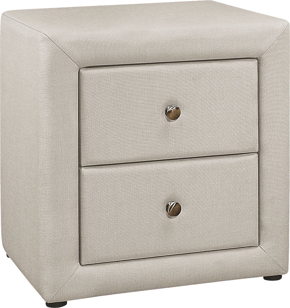 Stomner Beige Nightstand