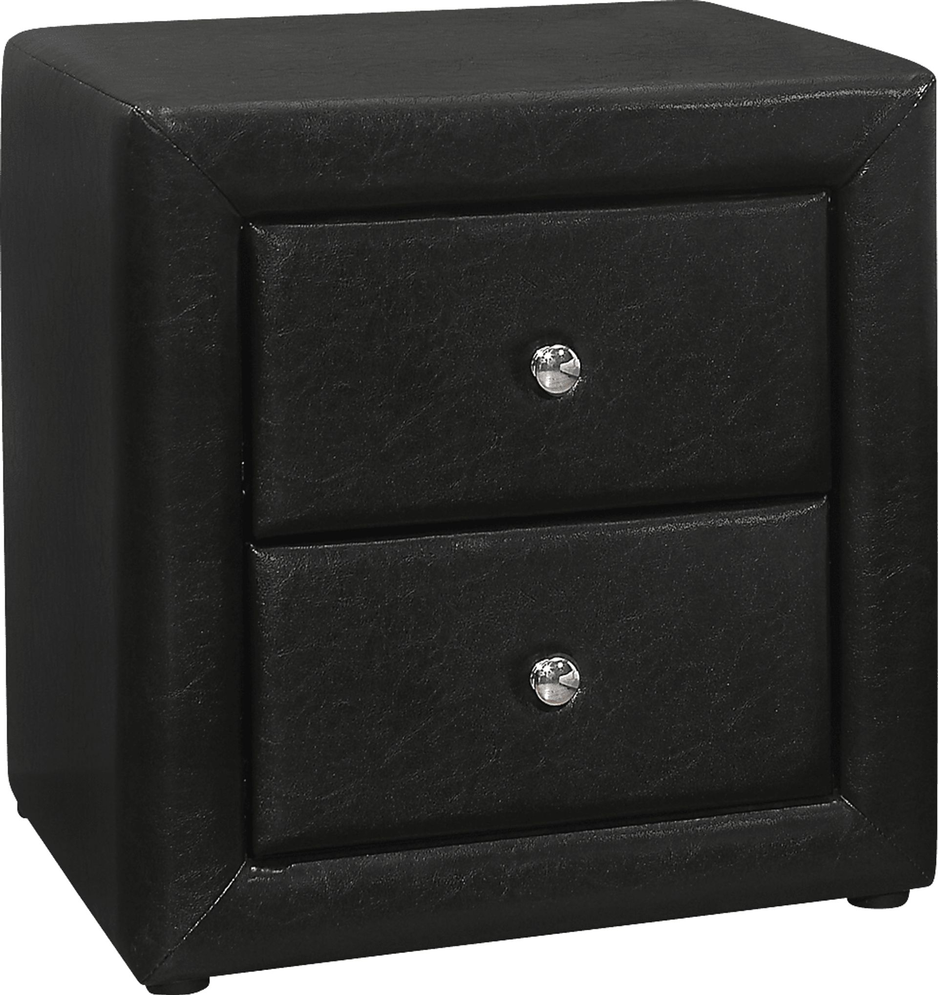 Stomner Black Nightstand - Image 1