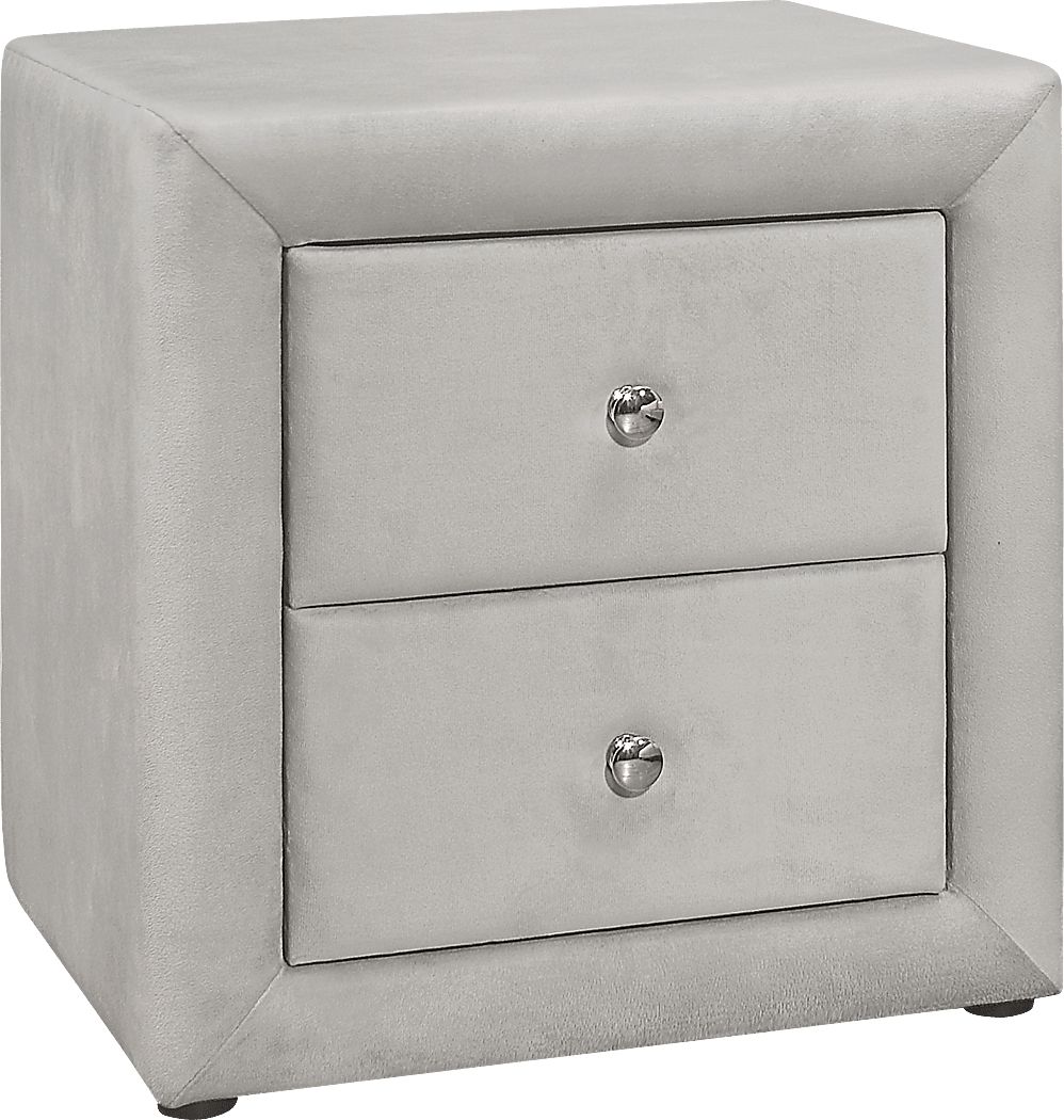 Stomner Dove Gray Nightstand