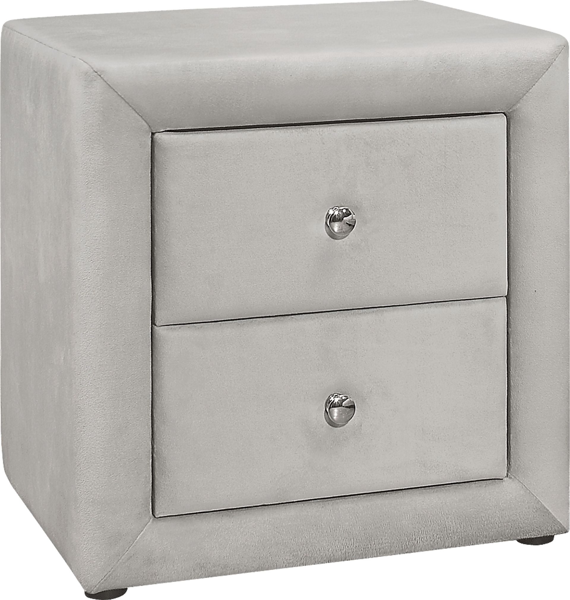 Stomner Dove Gray Nightstand - Image 1