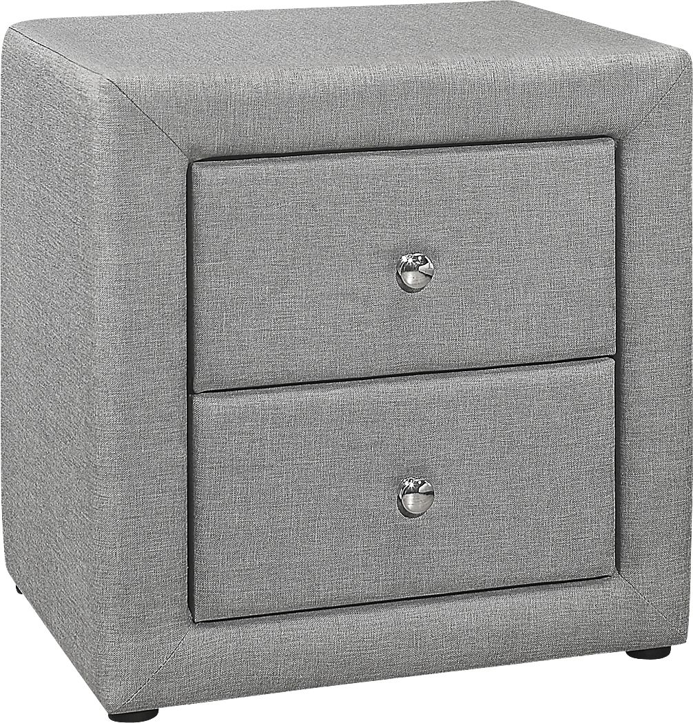 Stomner Light Gray Nightstand
